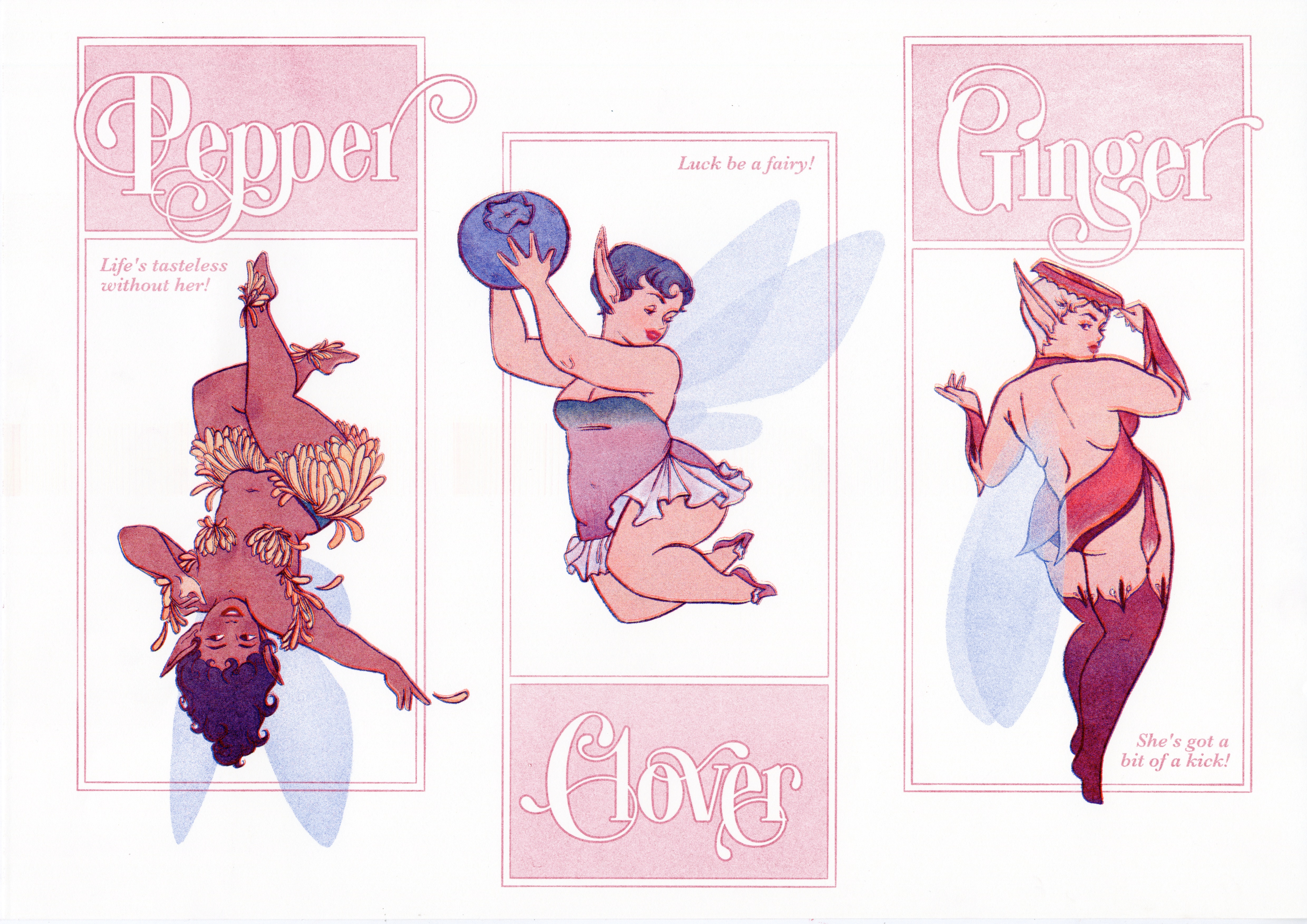 Pepper, Clover, and Ginger